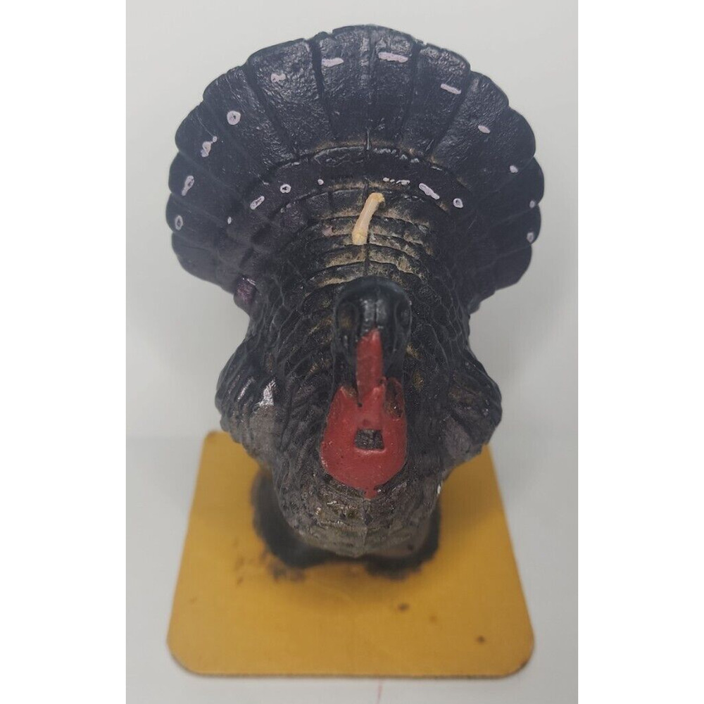 Vintage Suni Novelty Thanksgiving Holiday Wax Candle Tom Turkey 4 1/2" H55